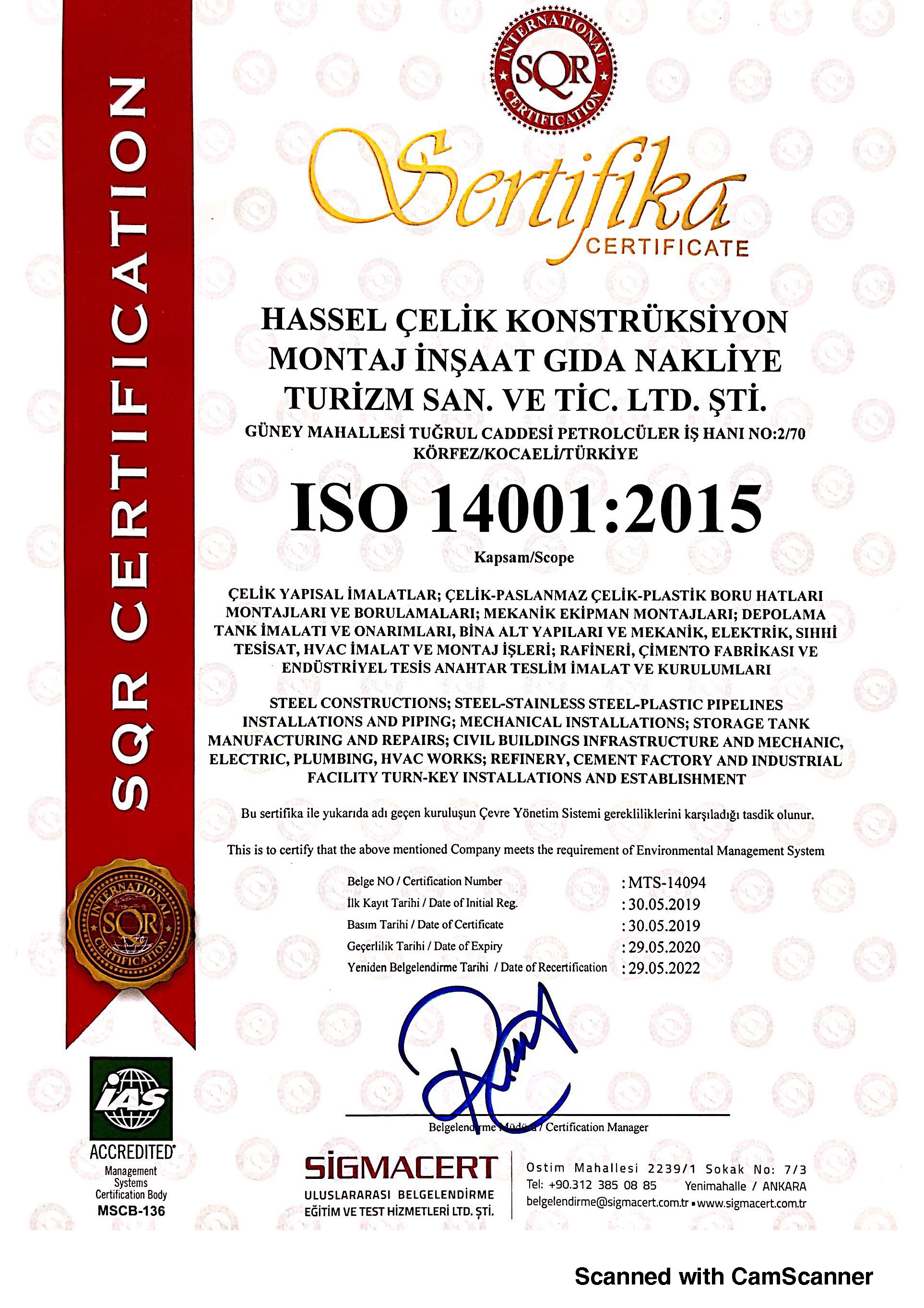 ISO 14001:2015